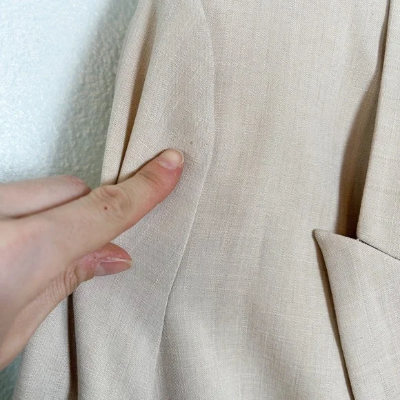 Generation Love Cream Vanilla Blazer and Wide Leg Pant Set - Picture 9 of 16